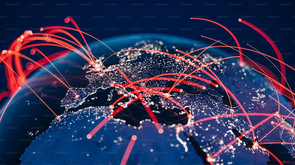 Rete globale e connessioni internet per configurazione Cloudflare CDN